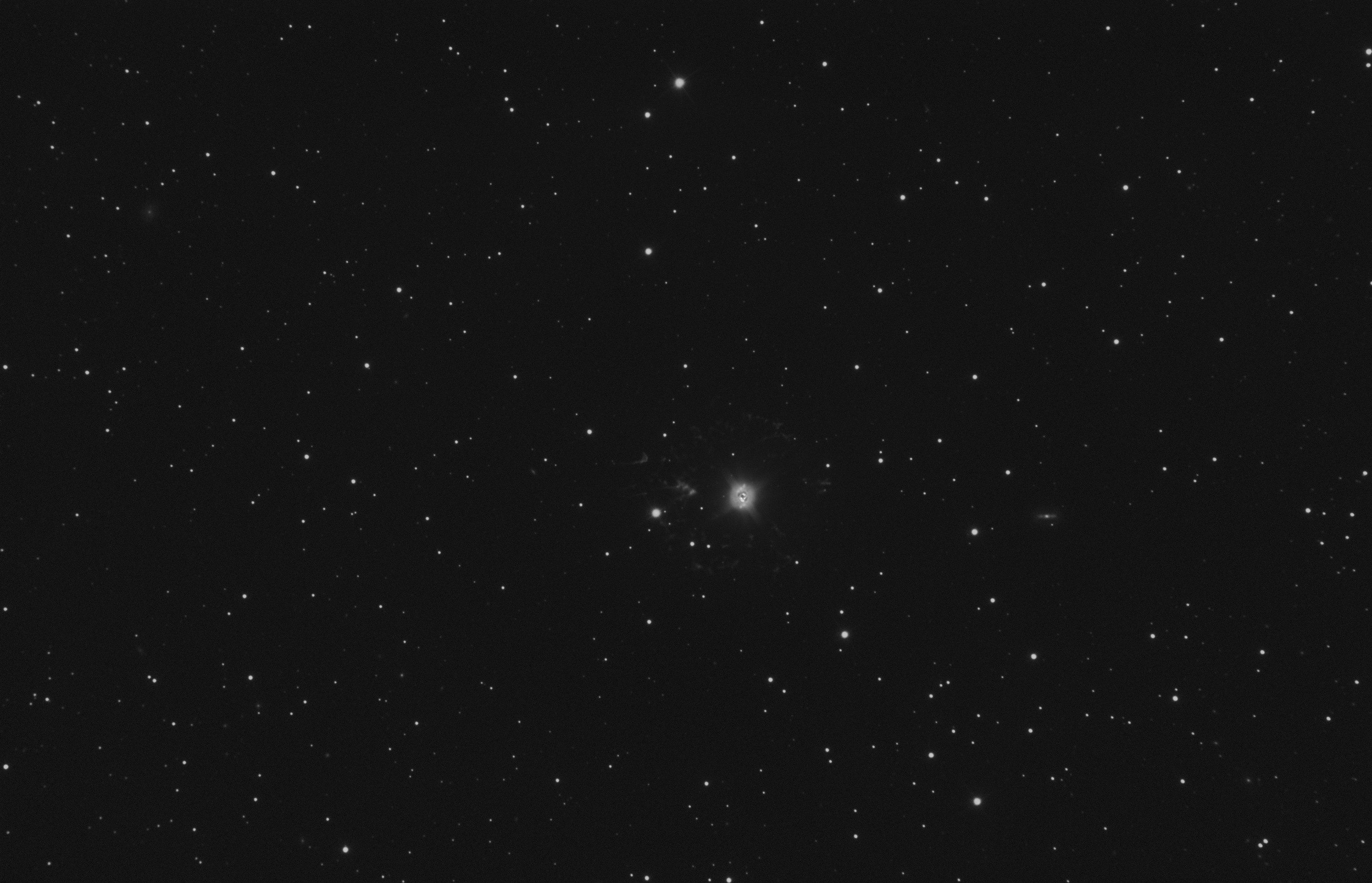 The Cat's Eye Nebula NGC6543-IC4677