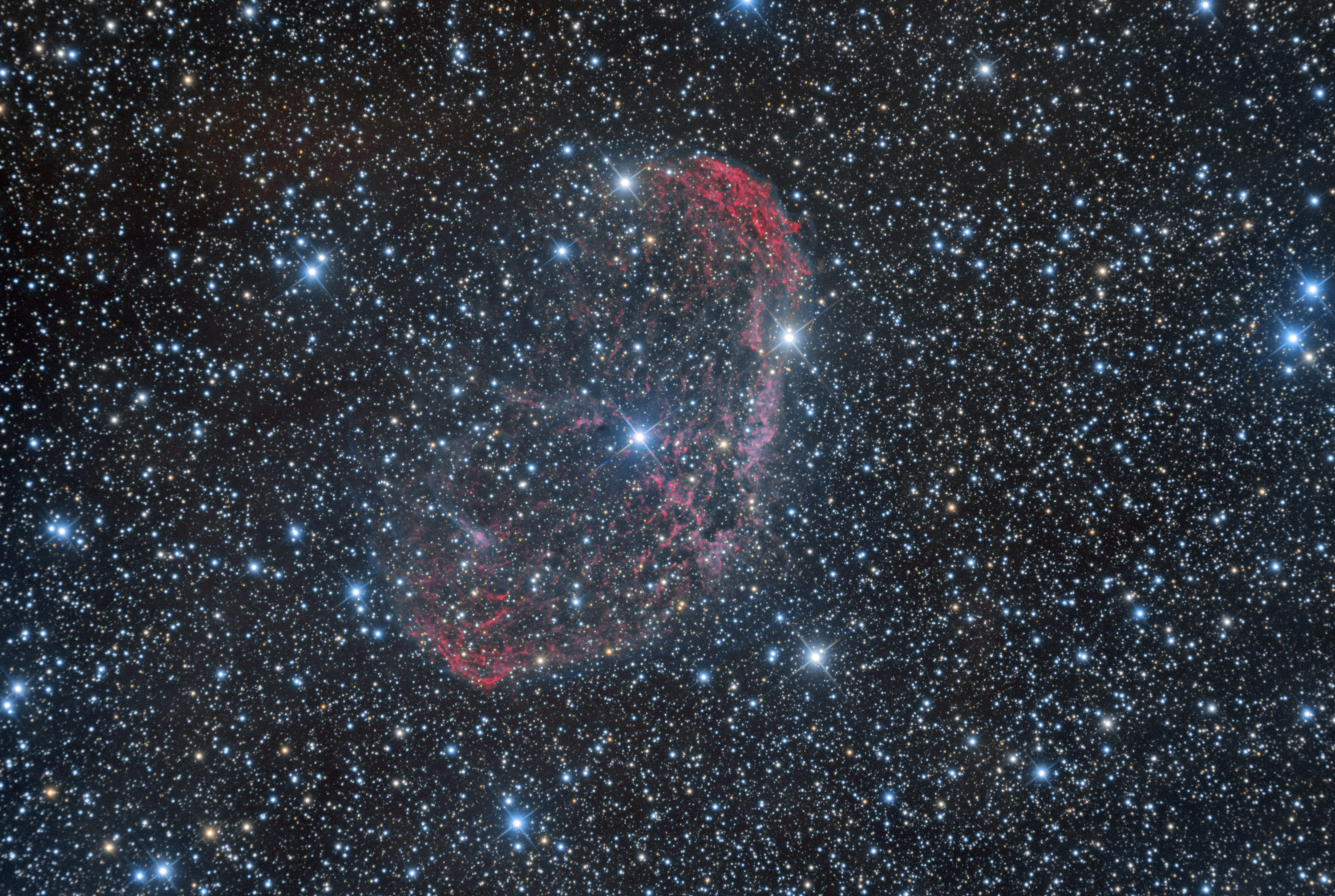 NGC6888 The Crescent Nebula Ha+RGB