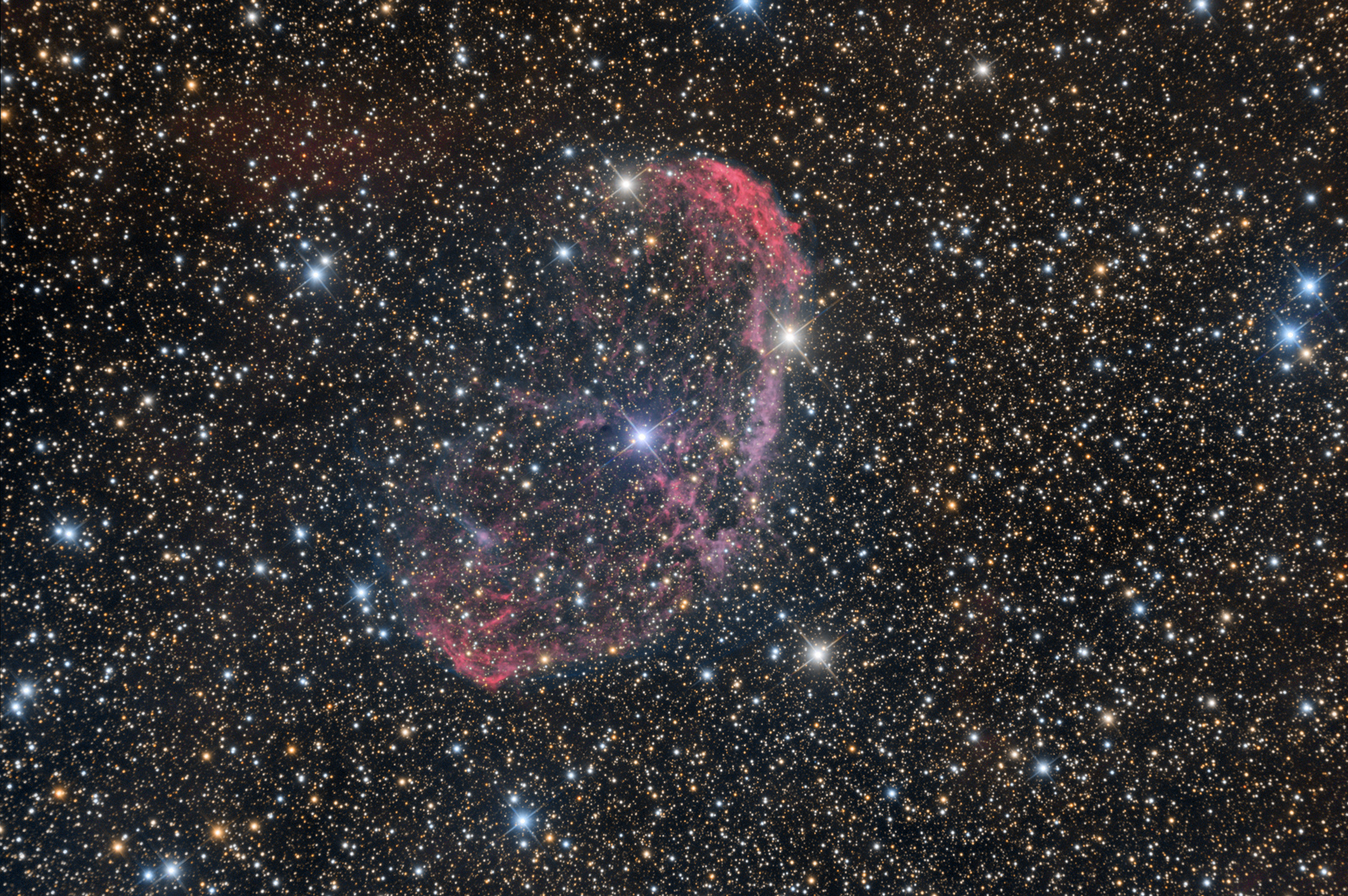 NGC6888 The Crescent Nebula L+RGB