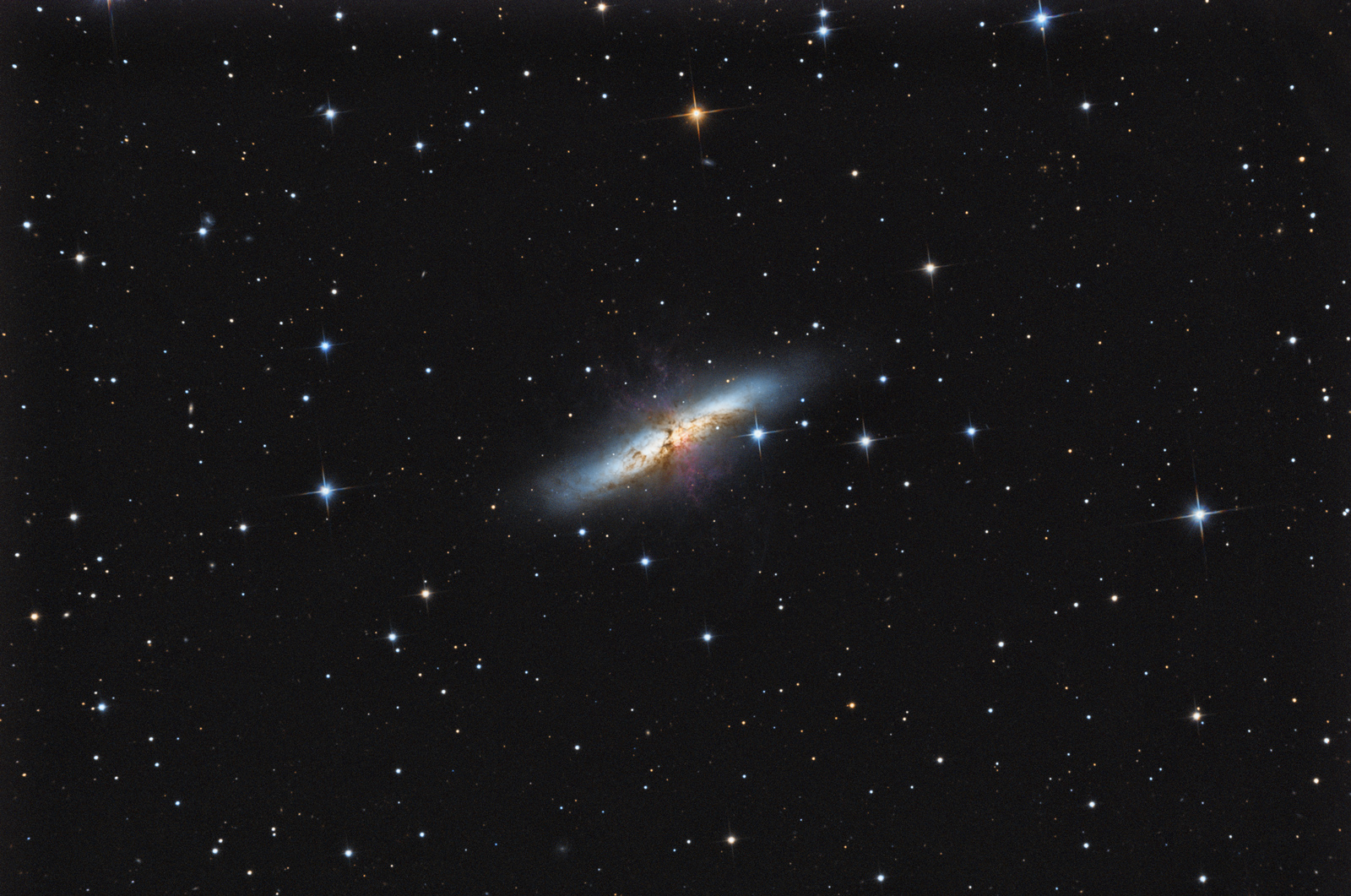 M82 RGB Reprocess